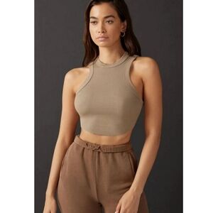 JOAH BROWN BODY TANK TOP IN TAUPE